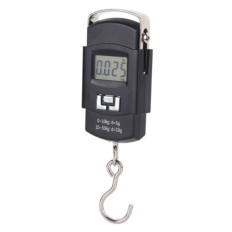 Hanging Hook Scale LCD Display 50kg Portable Digital Fish Scale