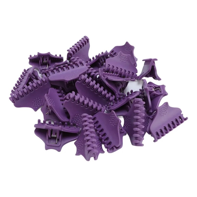 Set De 25 Pinzas Para Cabello Rosa, Clips Para Rizar