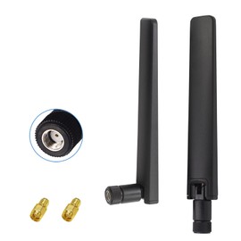AQTAQ WiFi 6E Antenna Dual Band 2.4GHz 5GHz 5.8GHz 12dBi MIMO RP-SMA Connector Antenna WiFi WLAN Router Wireless Network Card USB Adapter for Security IP Camera Video Surveillance Monitor Bluetooth