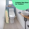 WOOD CITY Step Stool Foldable for Toddlers, Adjustable Kids Step