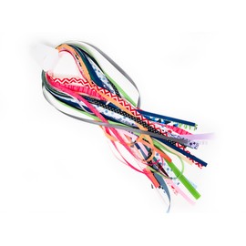 RABOM Craft Ribbons Variety Pack, 40 Yards Total, Assorted Colors for Gift Wrapping, Hair Bows and Decorations, VAR40