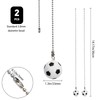 GORGECRAFT Ceiling Fan Pull Chain, 14.17 inches Soccer Light Pull