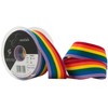 Berisfords 35 mm Rainbow Stripe Ribbon, Multi-Color