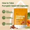 Unbranded Pumpkin Seed Oil 1000mg with Saw Palmetto 300 Softgels