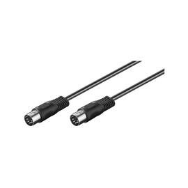 Wentronic AVK 120-150 1.5m 5 Pin DIN Plug to 5 Pin DIN Plug Audio Video Cable