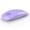 RAPIQUE - mouse inalámbrico Bluetooth, morado, 1600 DPI, larga vida