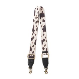 Myra Bag Western Shoulder Bag Strap - Tote Crossbody Purse Cow Print Strap Replacement - Bone
