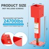 4x4 Screw Jack Post,Adjustable Floor Jack 12" - 16" Height