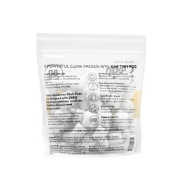 Clean Revolution Natural Dishwasher Detergent Pods, 80 Pods, Enzyme Powered, No Chemical Additives, No Residue, Made in the USA