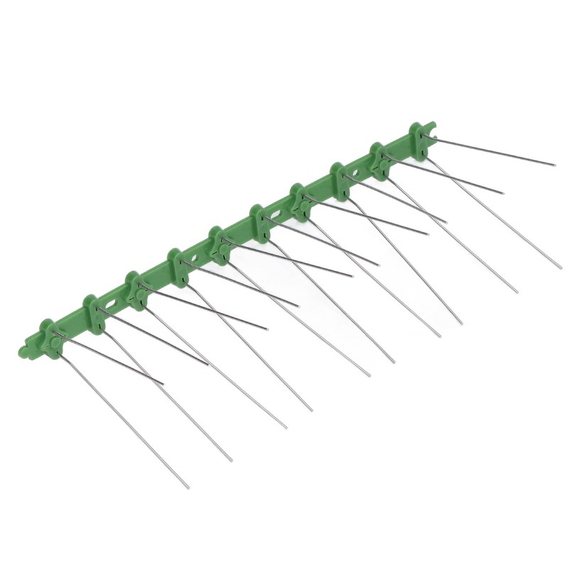 12Pcs Stainless Steel Bird Deterrent Spikes 25cm Anti Cat Crawling