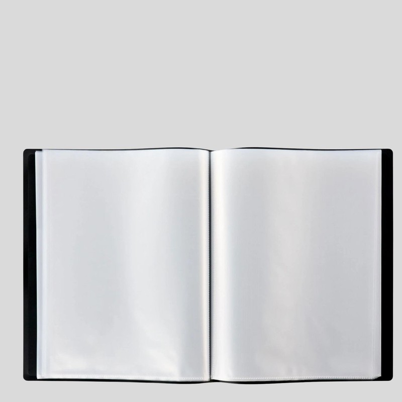 A4 Flexi Display Portfolio Book Folder with 80 Pockets, Plastic