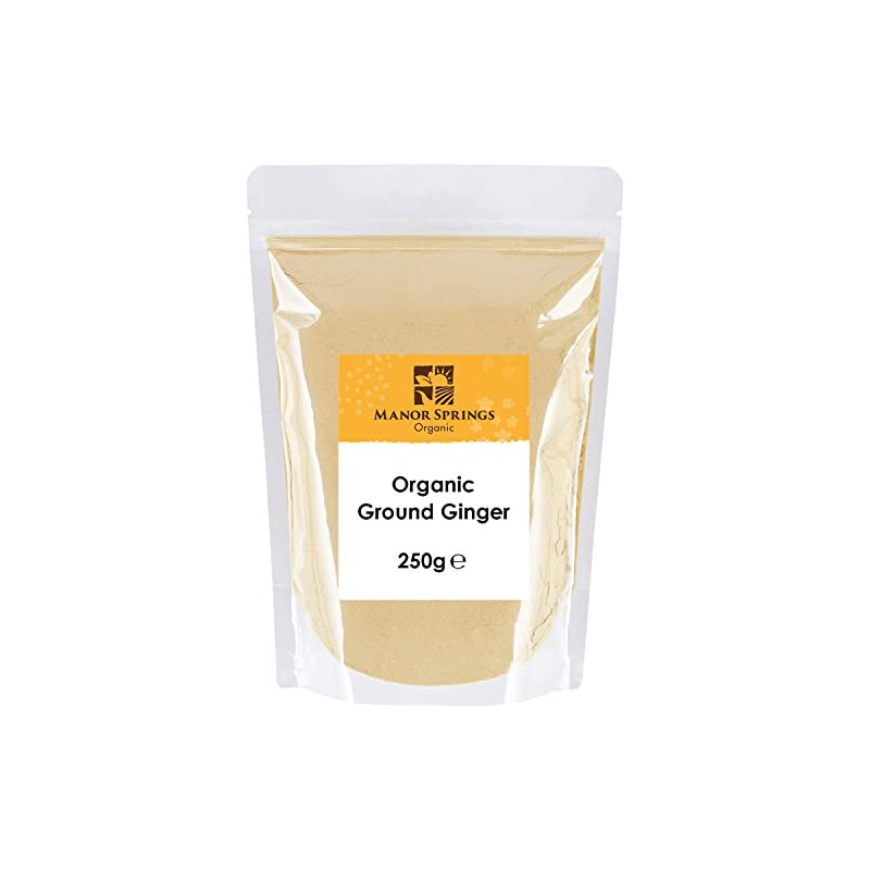 Organic Ginger Ground 250g by Manor Springs Organic