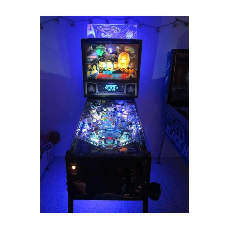 Bride of Pin-Bot Pinball Machine mod COLOR CHANGING LED light