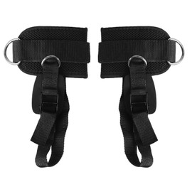 Ankle Straps for Cable Machines Fitness Adjustable D Ring Ankle Straps Foot Support Ankle Protector with Buckle