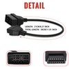 AMHTDOL OBD Adapter Fit for Toyota 22 Pin OBD1 to