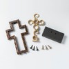 Unity Cross® Terra Cotta Rope & Vintage Ivory; Unity Candle