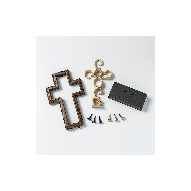 Unity Cross® Terra Cotta Rope & Vintage Ivory; Unity Candle