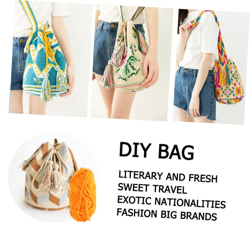 Operitacx DIY Knitting Woolen Yarn Pcs Yarn String Soft Smooth