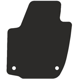 Wielganizator Car Mat - Suitable for Skoda Rapid Liftback, Saloon, Spaceback, Estate 2013-2019 - Velour - Car Accessories - Car Floor Mats - Floor Mat Car - 1 Piece - Black