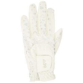 MIC 39 GOLF FIT39 Women's MGF-220N Gloves for Left Handed (Right-Handed), Heart Silver, M Size