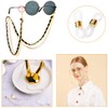 TTSAM 40 Pieces Eyeglass Chain Ends Adjustable Rubber Spectacle End