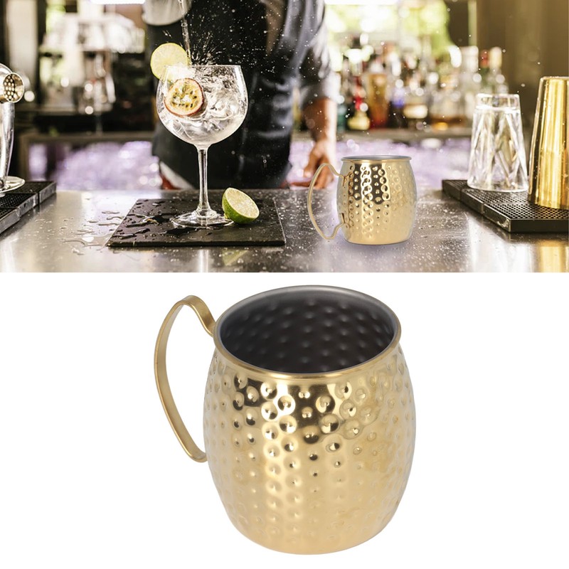 Moscow Mule Mug Exquisite 304 Stainless Steel 500ml Large Capacity