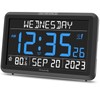 DreamSky Digital Clock with Date and Day of Week -