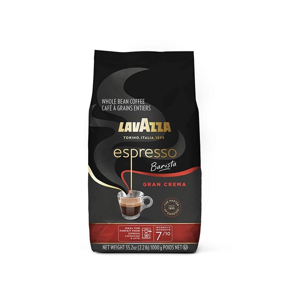 Lavazza Roasted Coffee Beans, L'Espresso Gran Crema, 2.20 lb