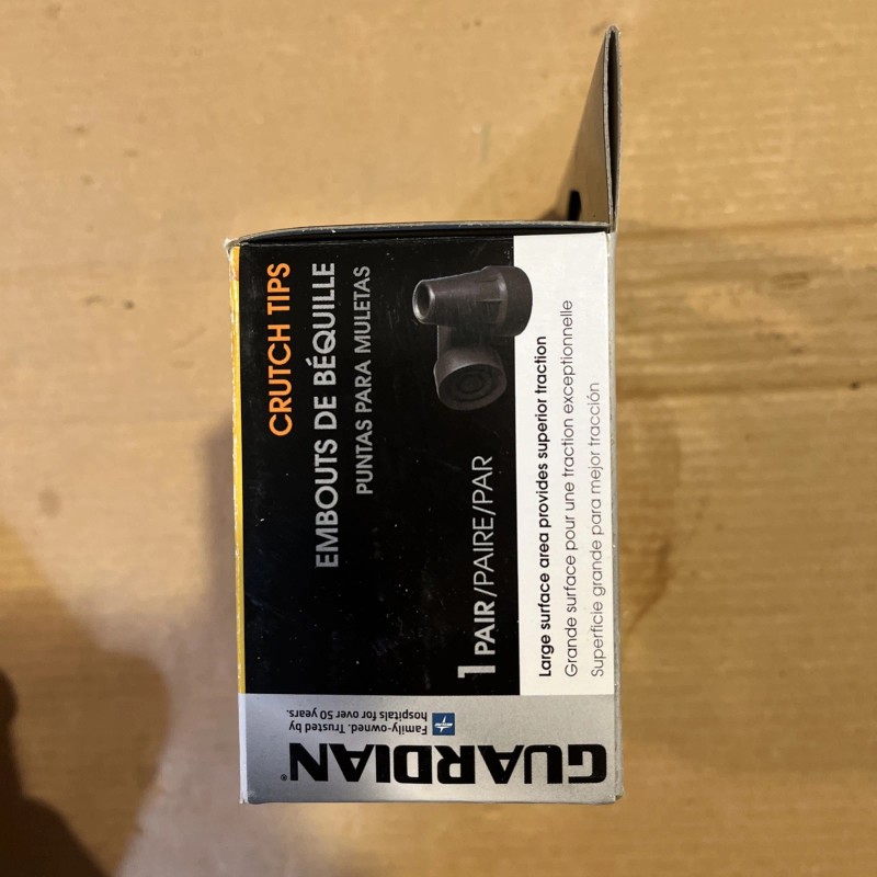 GUARDIAN Crutch Tips 1 Pair New In Box