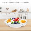 greenandlife 4 Pcs 12.4" Large Divided Serving Trays for Party