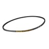 sourcing map K-30 V-Belt Machine Gear Rubber, Black Replacement Drive