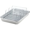 Taniguchi Metal Frying Food Stand Tray That Drains Oil -