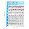 Guitar Chord Poster 56 Colour Coded Coated Paper Educational Reference