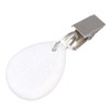 6Pcs Tablecloth Weights Marble Stainless Steel Small Size Waterproof Rustproof