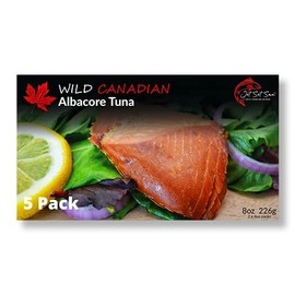 Albacore Tuna Wild Caught Canadian Smoked Fish Fillet Packet Gourmet Seafood