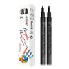 TFIVE Black Paint Marker Paint Pens - 2 Pack Acrylic