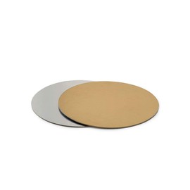 DECORA 0932504 TORTENPLATTEN IM Set Gold/Silber Ø26 cm