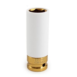 TA-VIGOR Impact Socket, 19mm Alloy Wheel Impact Socket, 1/2 inch Drive, Wheel Rim Protector, Extra Thin Wall