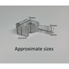 Arena/Hillarys type Tilter for 4mm D-shaped tilt rod for 25mm