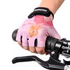 Kid Cycling Gloves With Short Half Fingers Fastened Children Kid