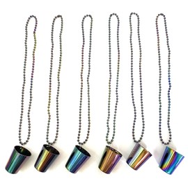 Robbstark Shot Glass Beads Necklace Magic color style hanging set holiday decoration(12 Pcs)