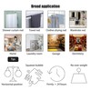 Self Adhesive Telescopic Rod Holder,Mounted-Free Shower Curtain Pole Support,No Drilling
