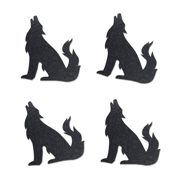 Wolf Cut-outs, 12-Pack Table Topper Double-sided Birthday Party Decorations