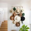 Macrame Hat Hangers for Wall - Boho Hats Rack Cowgirl