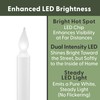 612 Vermont LED Battery Operated Suction Cup Window Candles with