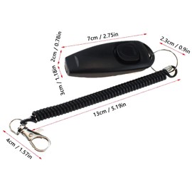 Dog Whistle with Whistle Band for Dog Training & Education, 2 Pieces Professional Dog Whistle Rütter Recall Dog Whistle High Frequency Non-Silent Non-Ultrasonic Dog Clicker Premium Dog Whistle