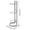 Basketball Rack Vertical Ball Storage Rack Ball Holder 3 Stack