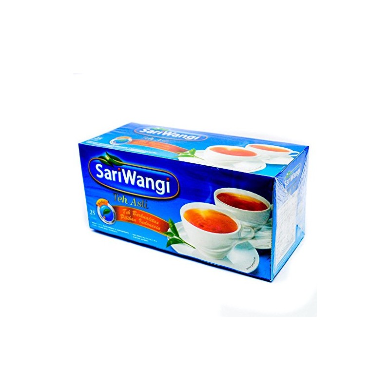 Sariwangi Teh Asli - Indonesia Black Tea 25-ct, 1.6Oz (Pack