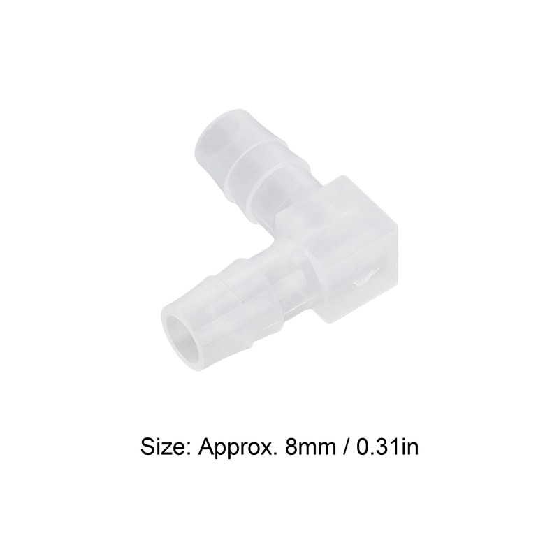 10 Pieces Angle Hose Nozzle Plastic 90 Degree Angle Hose