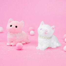 Angerbaby 【Gift ideal】White& Black Kawaii Kitty Squishy Mochi Squishies Cute Cat Squishies Reliever Relief Toys Squeezable Safe - Color: white -1 pack